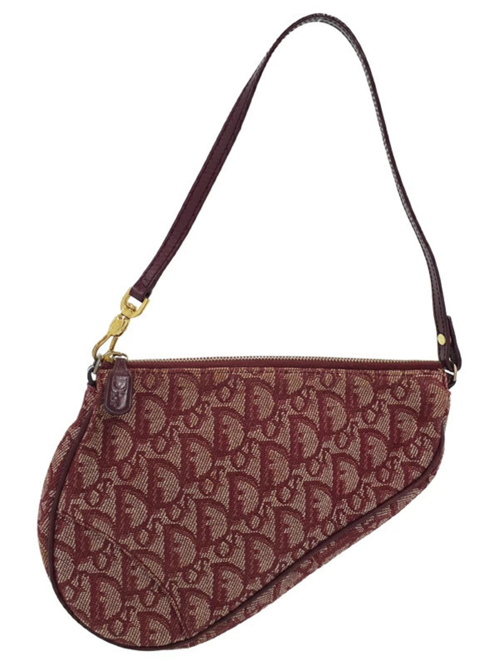 Christian Dior Trotter Saddle Pouch Clutch Handbag